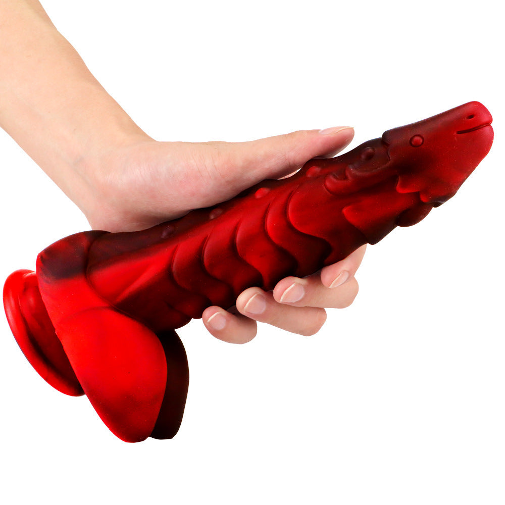 Faucet Soft Silicone Mixed Color Artificial Dildo