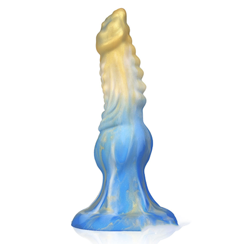 Alien Dildo Mixed Color Liquid Silicone Allovers Dildo Sex Toys