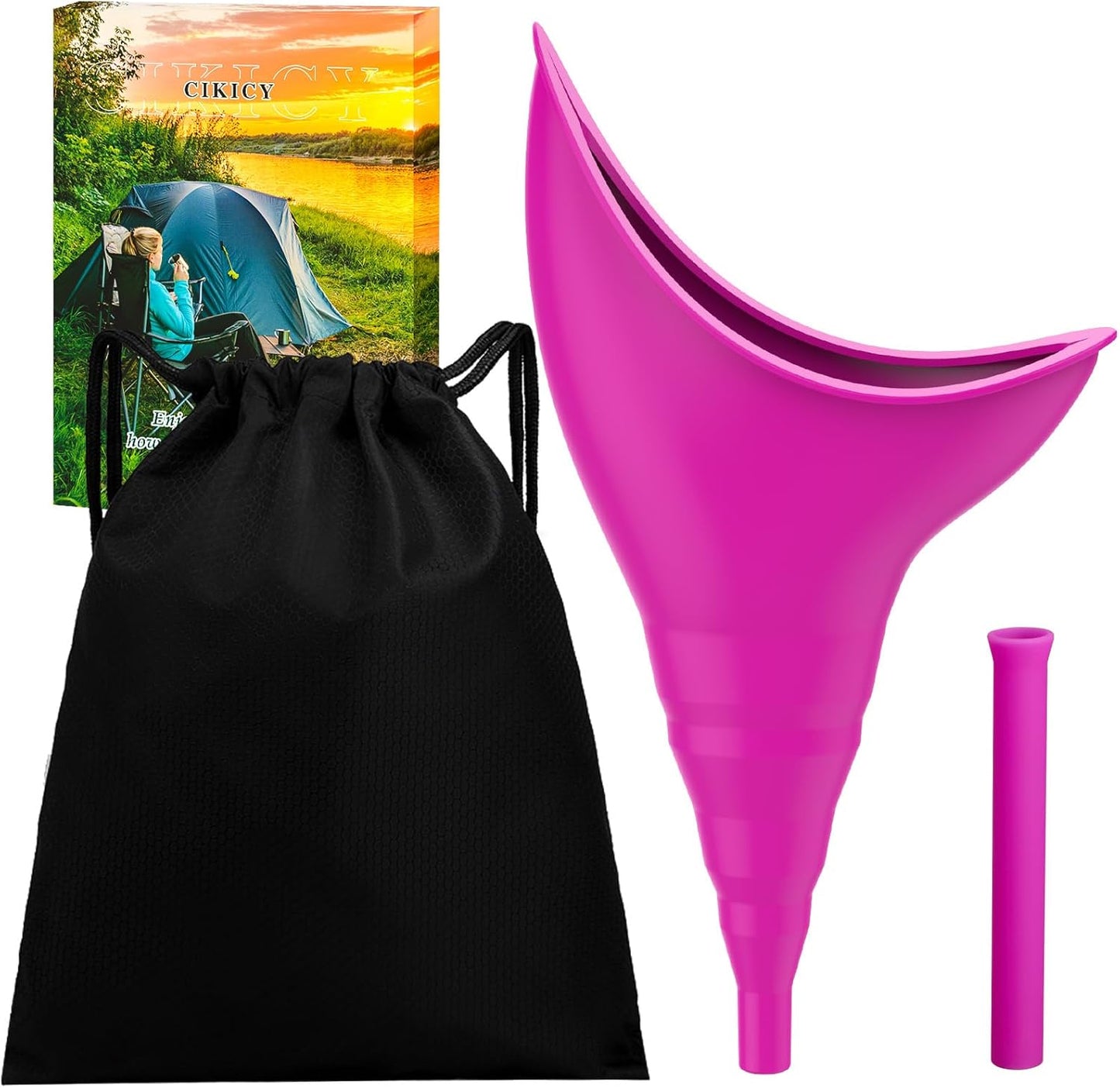 Portable Urinal Silicone Pee Funnel