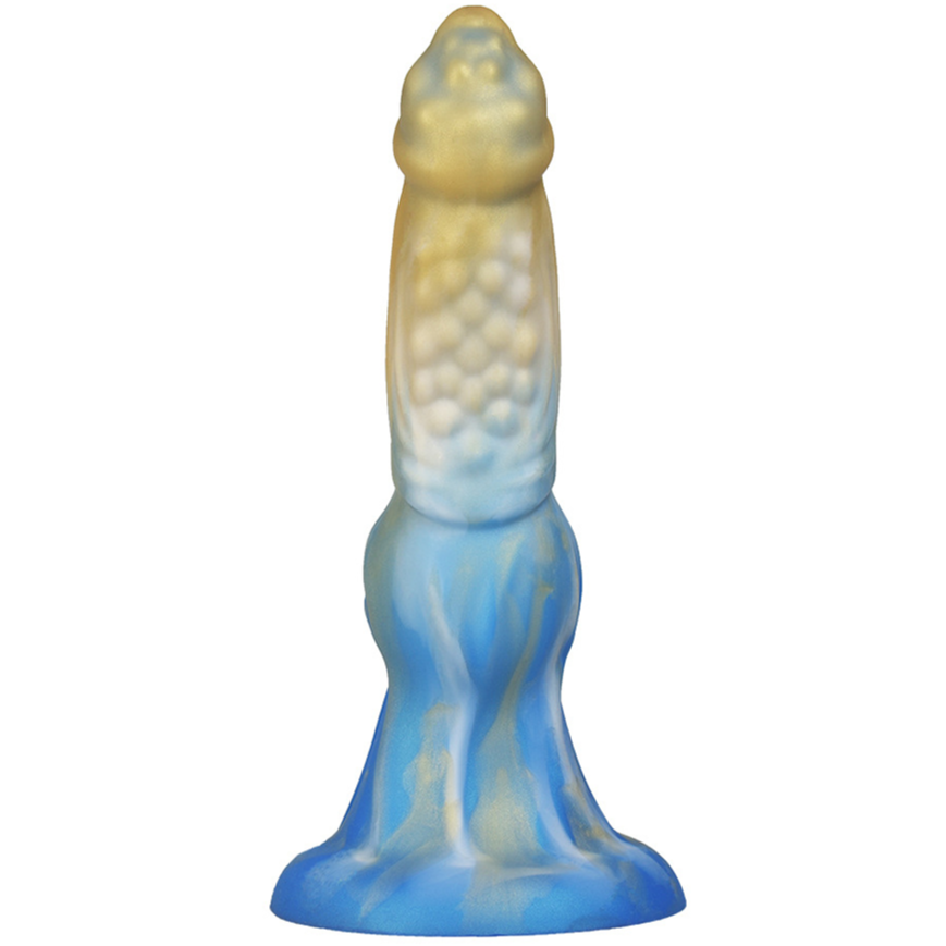 Alien Dildo Mixed Color Liquid Silicone Allovers Dildo Sex Toys