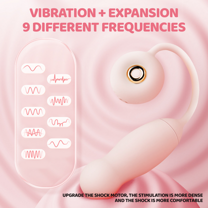 Donut 9 Frequency Vibrating Stretchable Heated