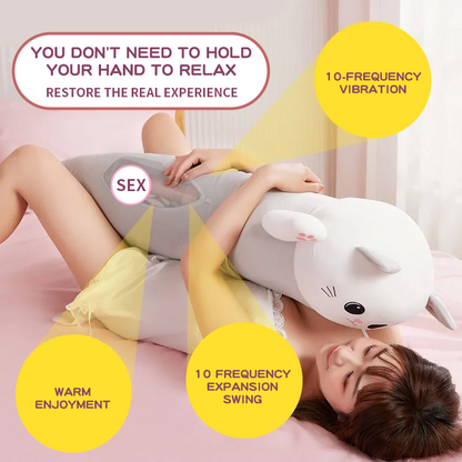 Discreet Cat Pillow Remote Control Sex Machine