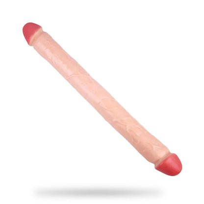 Double-Ended Soft Silicone Simulated Anus Masturbation Dildo