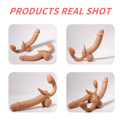 Double-Ended Dildos Female 10 Frequency Variable Sex Machine Clitoris Vibrator