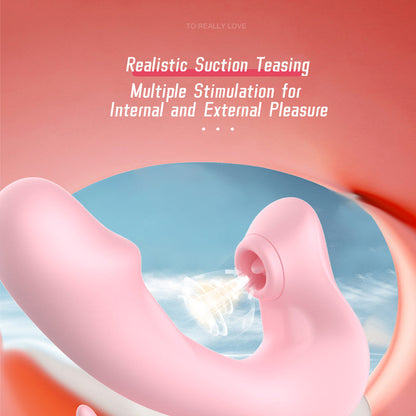 G-Spot Stimulation Anal Play Clitoral Suction Wearable Female Masturbator