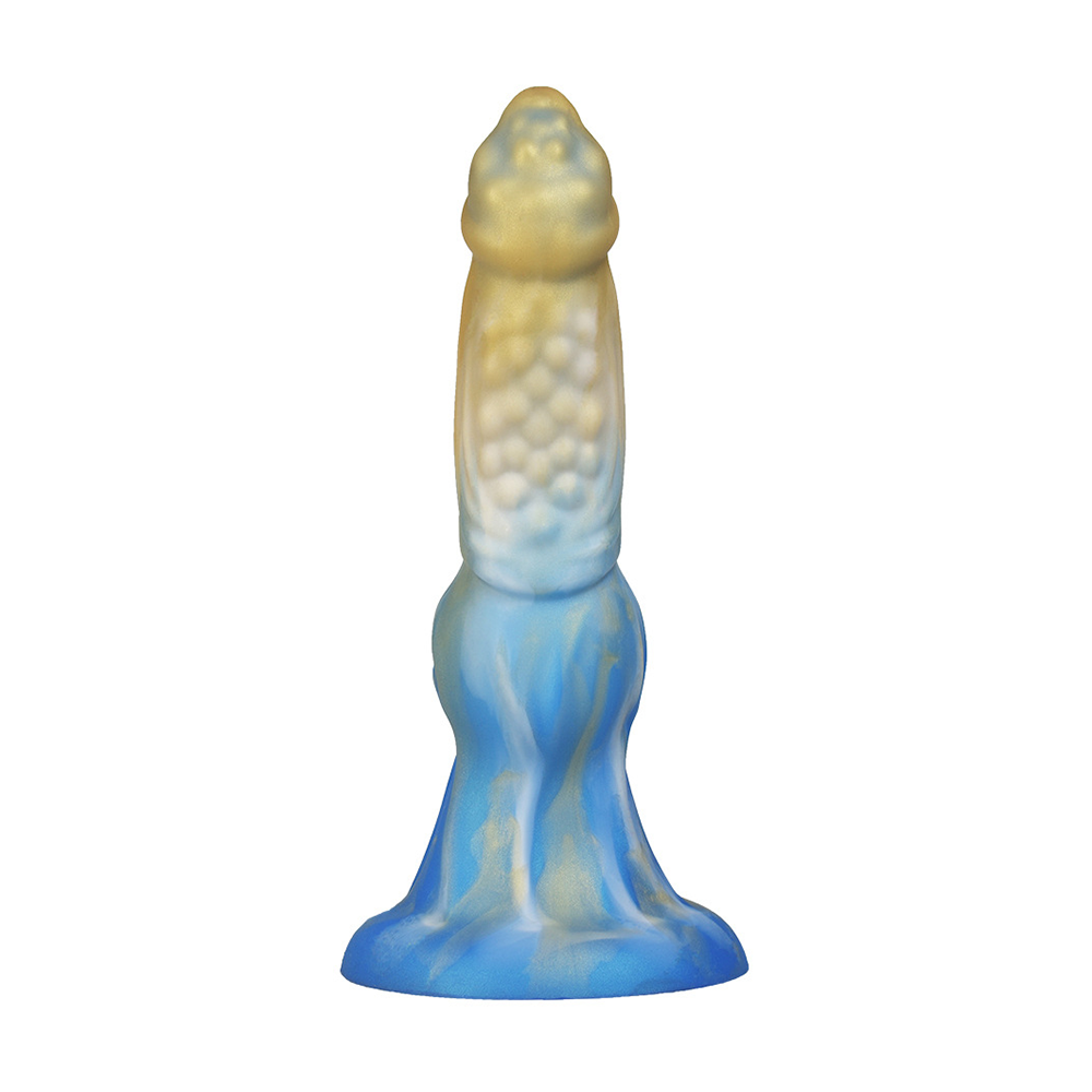 Alien Dildo Mixed Color Liquid Silicone Allovers Dildo Sex Toys