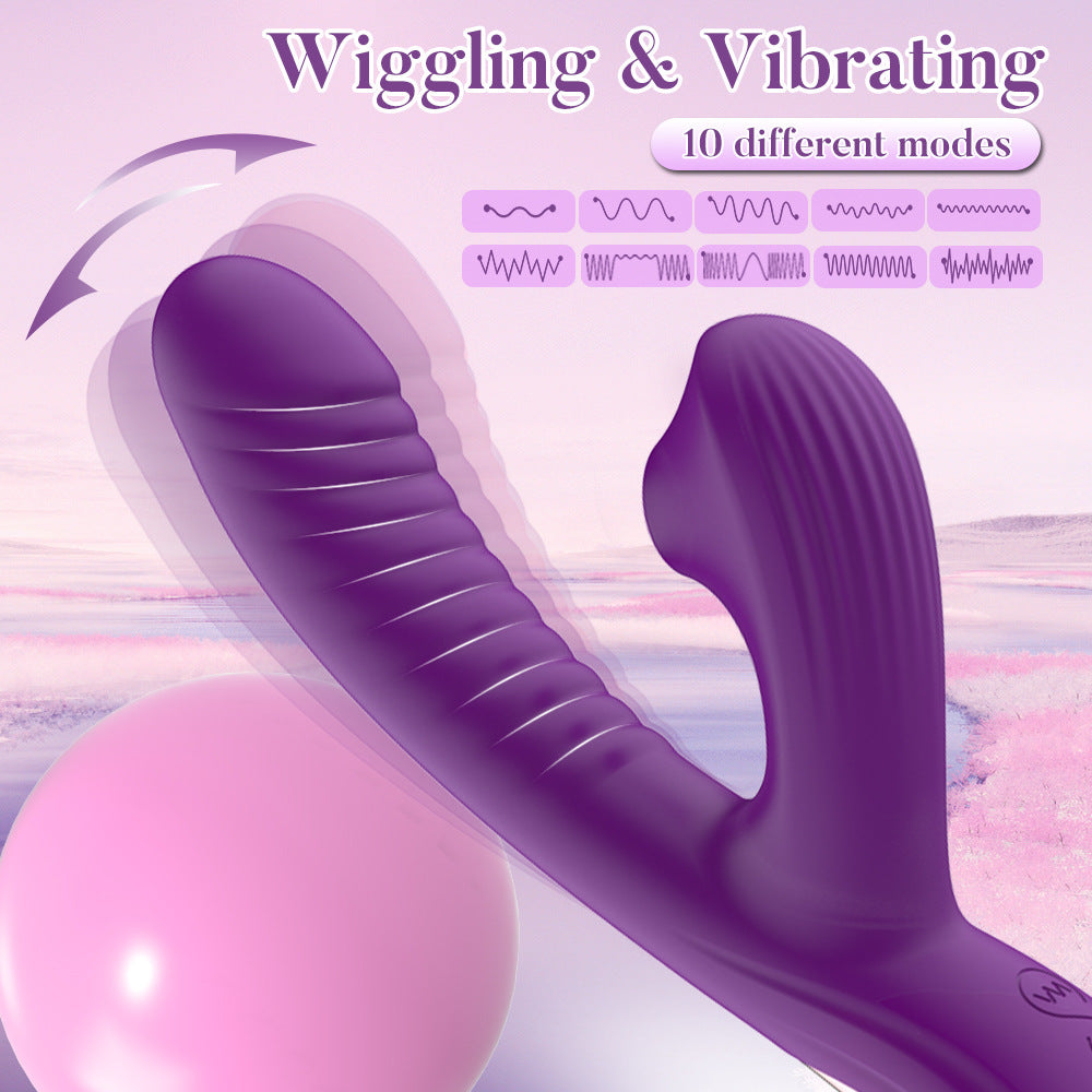 Sucking Vibrator for Clitoral G Spot Stimulation, Vibrating Finger Massager