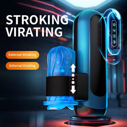 Auto Thrusting Vibrating Stroker Male Masturbator