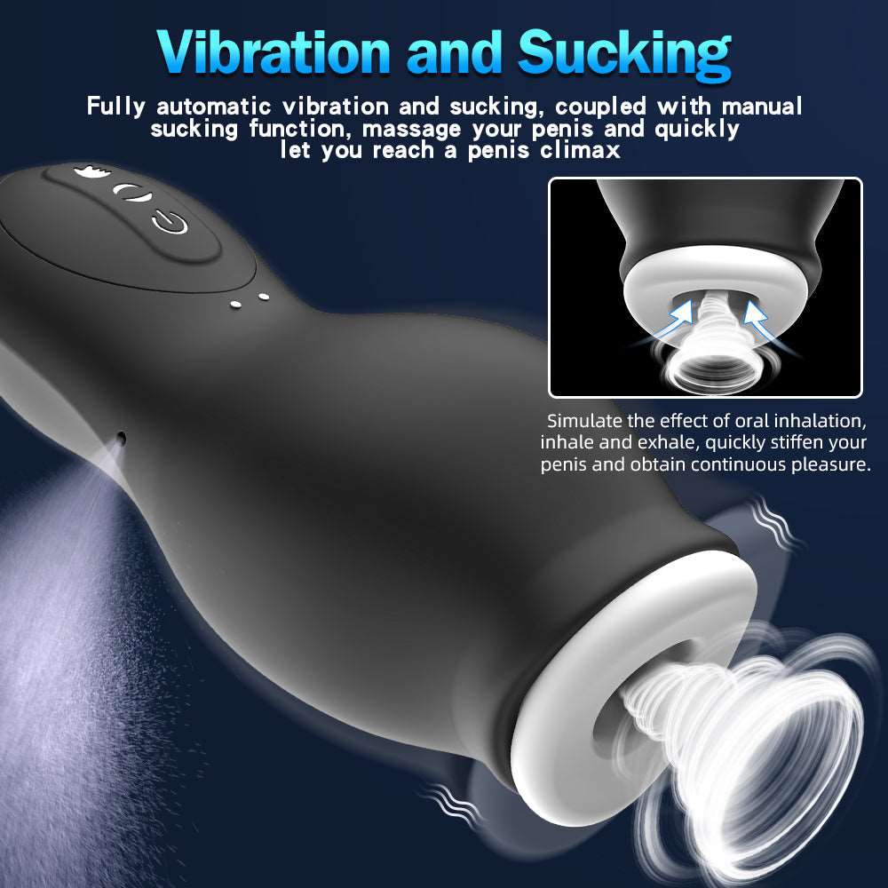 Dragon Suction Trainer Sucking Vibration Male Masturbator