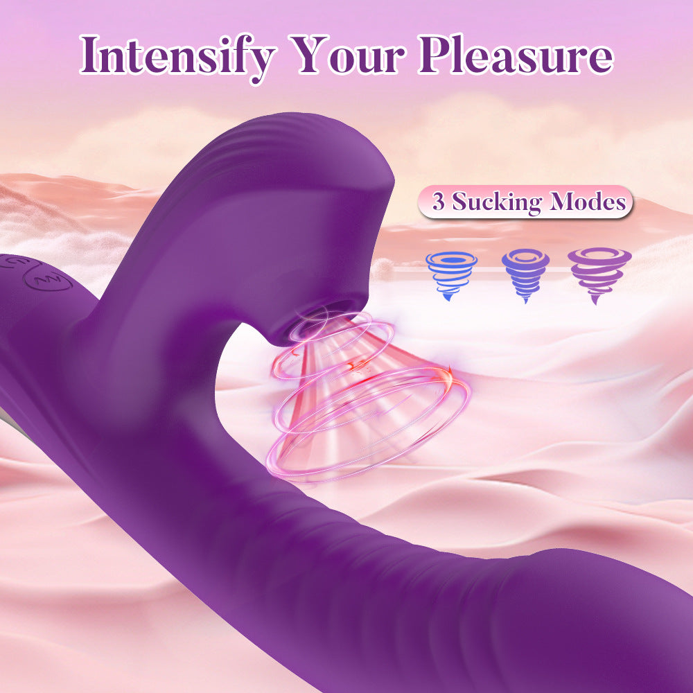 Sucking Vibrator for Clitoral G Spot Stimulation, Vibrating Finger Massager