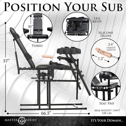 BDSM Adjustable Restraint Chair