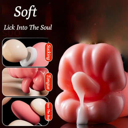 2 In 1 Tongue Licking Sucking Vibrators For Women