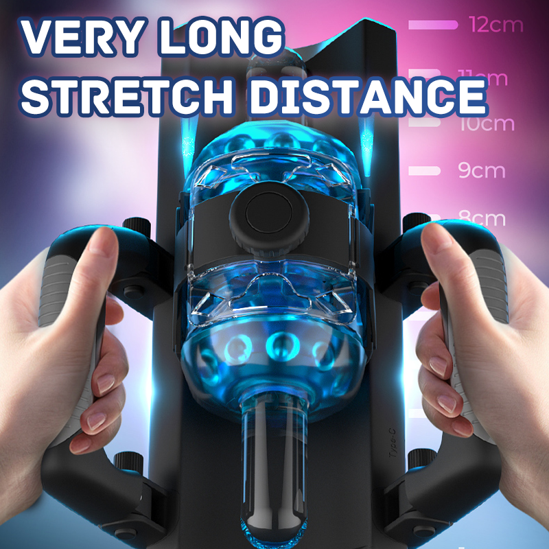 Thrusting Cannon King Mini 6-Segment Fixed-point Telescopic Male Masturbator