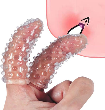 Finger Sleeve Vagina Clitoral Nipple G-Spot Stimulator Anal