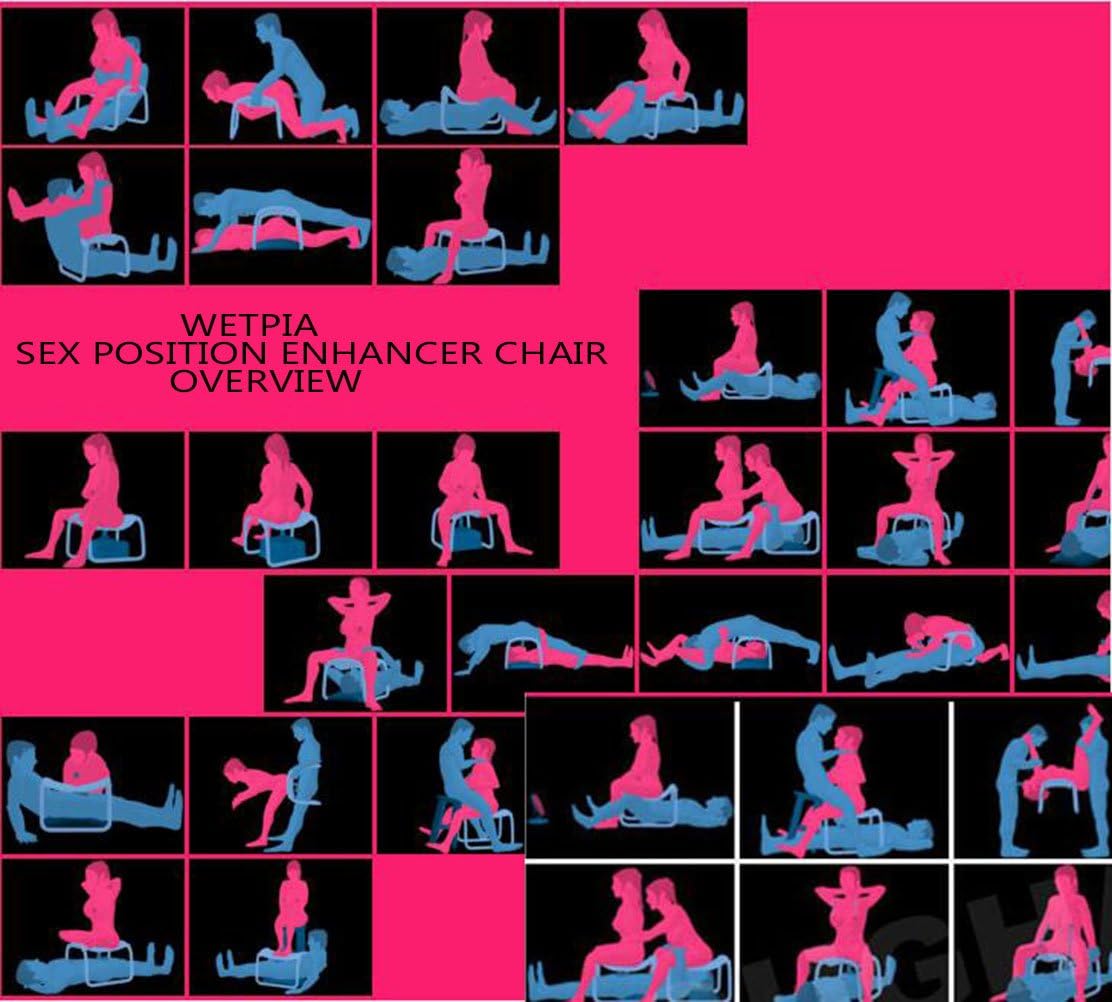 Multifunction Sex Position Enhancer Chair with Handrai