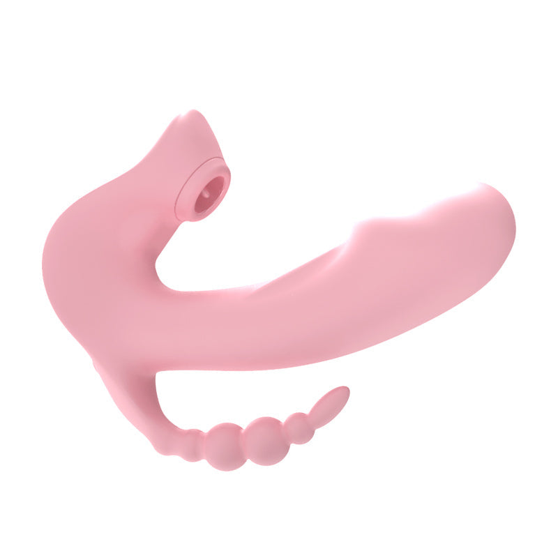 G-Spot Stimulation Anal Play Clitoral Suction Wearable Female Masturbator