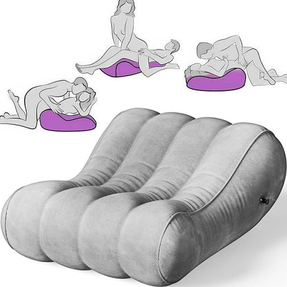 Velvety Anti-Leak Valve Sex Bed Things Inflatable Lounge Cushion