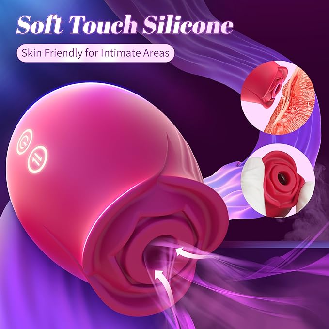 Rose Sucker Clitoral G Spot Vibrators