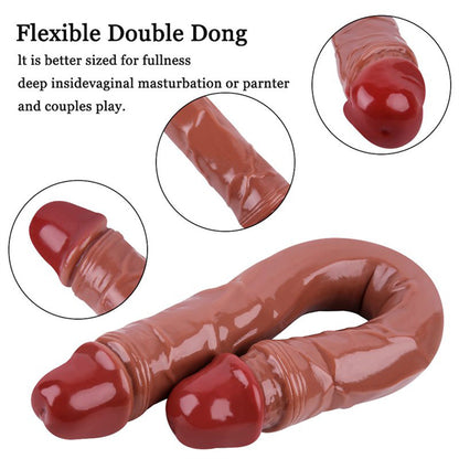 15.5 Inch Double-Ended Artificial Dildo