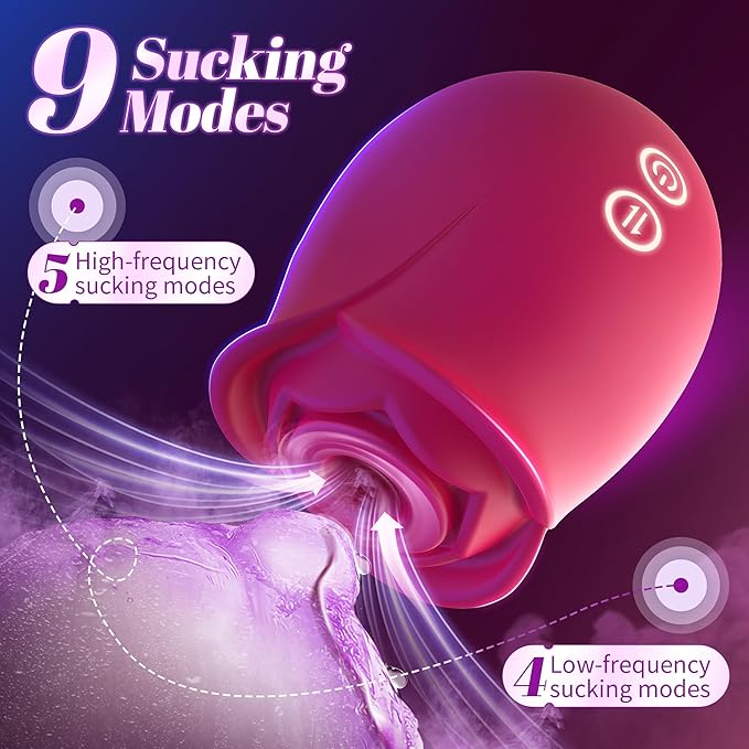 Rose Sucker Clitoral G Spot Vibrators