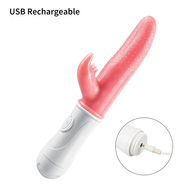 G-spot Clitoral Stimulation 12 Frequency Simulation Tongue Vaginal