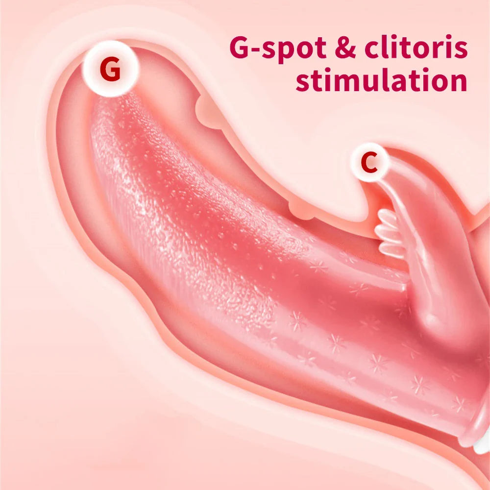 G-spot Clitoral Stimulation 12 Frequency Simulation Tongue Vaginal