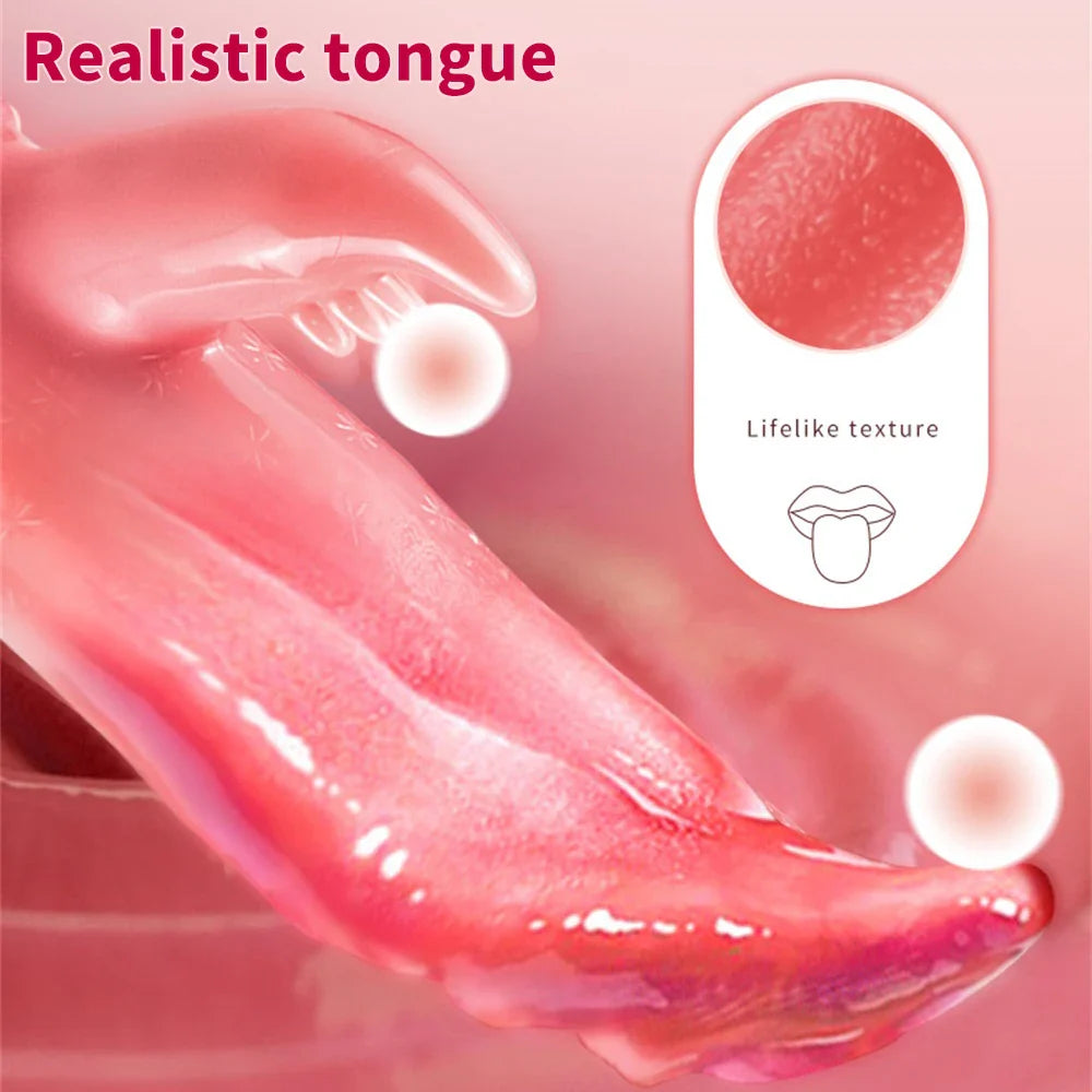 G-spot Clitoral Stimulation 12 Frequency Simulation Tongue Vaginal