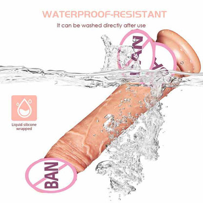 Lurevibe - Waterproof 7 Frequency Retractable Swing Dildo