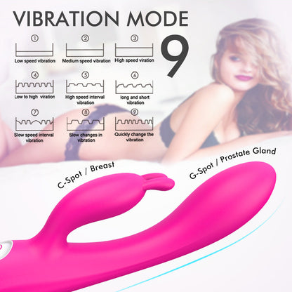 Masturbation Device Rabbit Heated Vibrator Waterproof